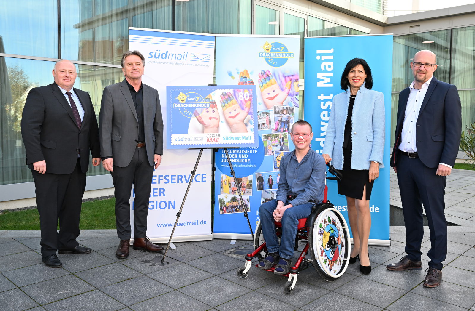 Enthüllung Drachenkinderbriefmarke 2022 RV