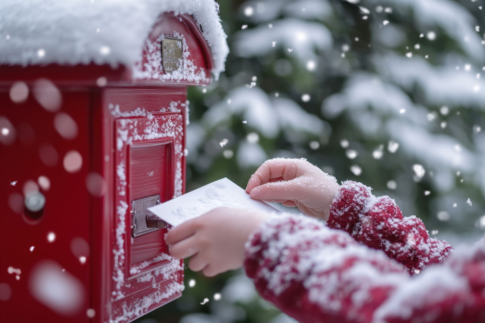 Brief, Weihnachten, Post