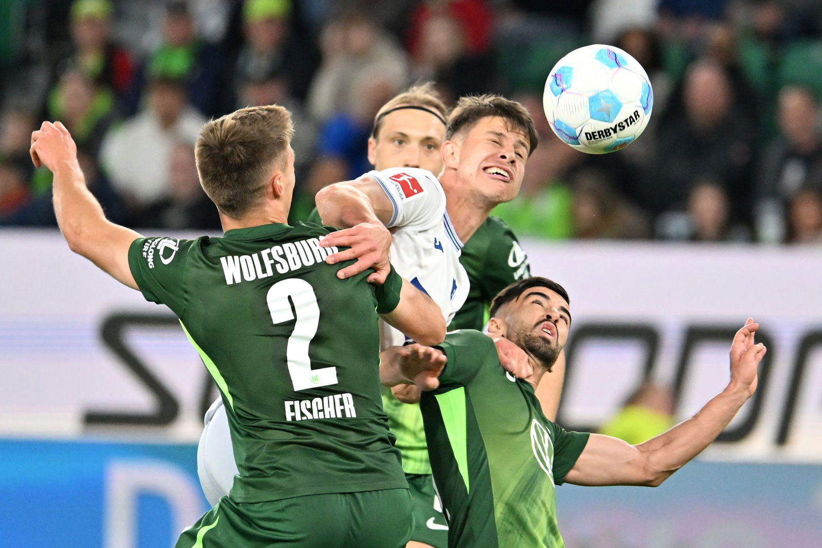 Wolfsburg und Hoffenheim lieferten sich ein umkämpftes Duell.
