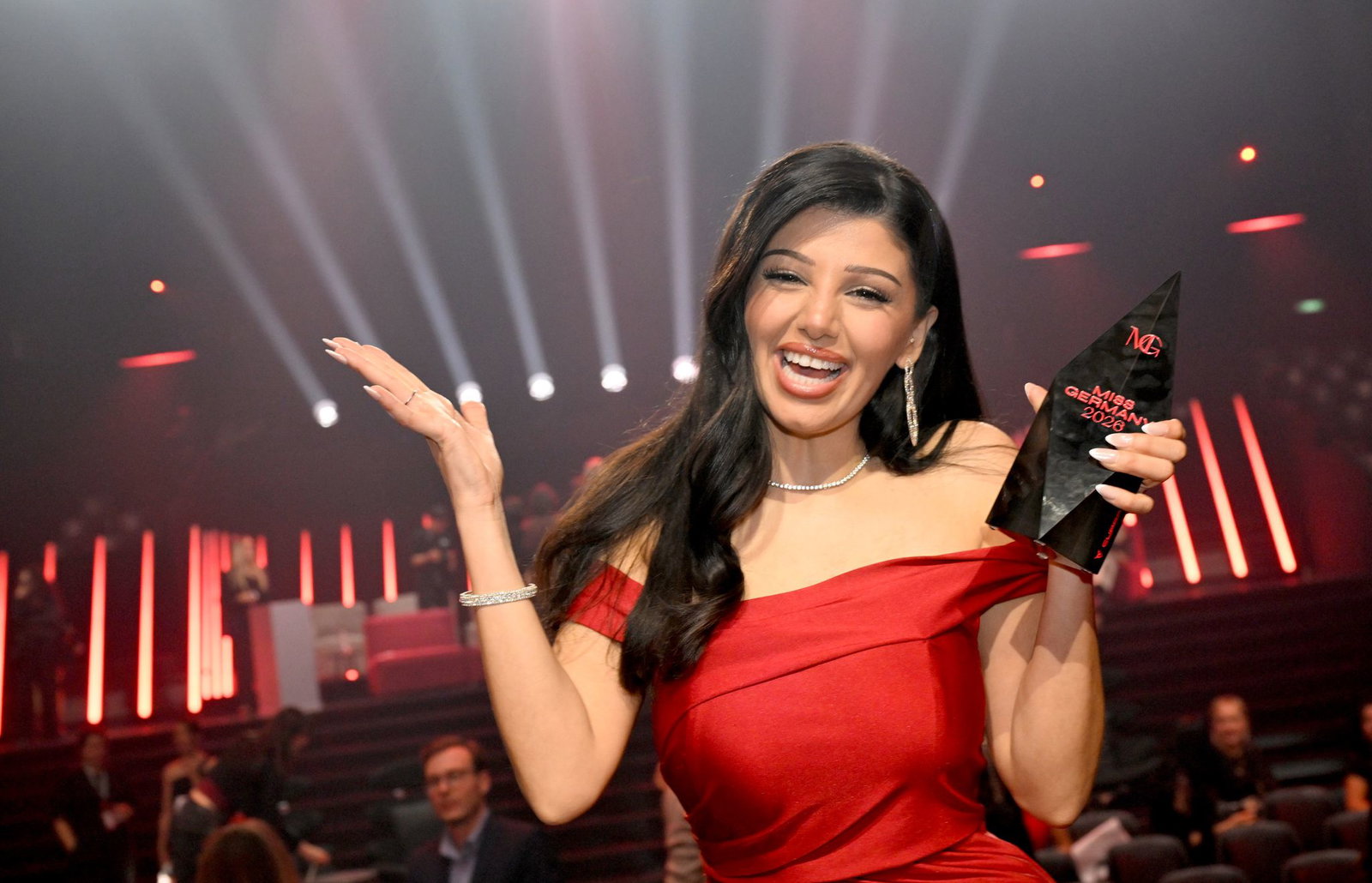 Die neue «Miss Germany» konnte es kaum fassen. 