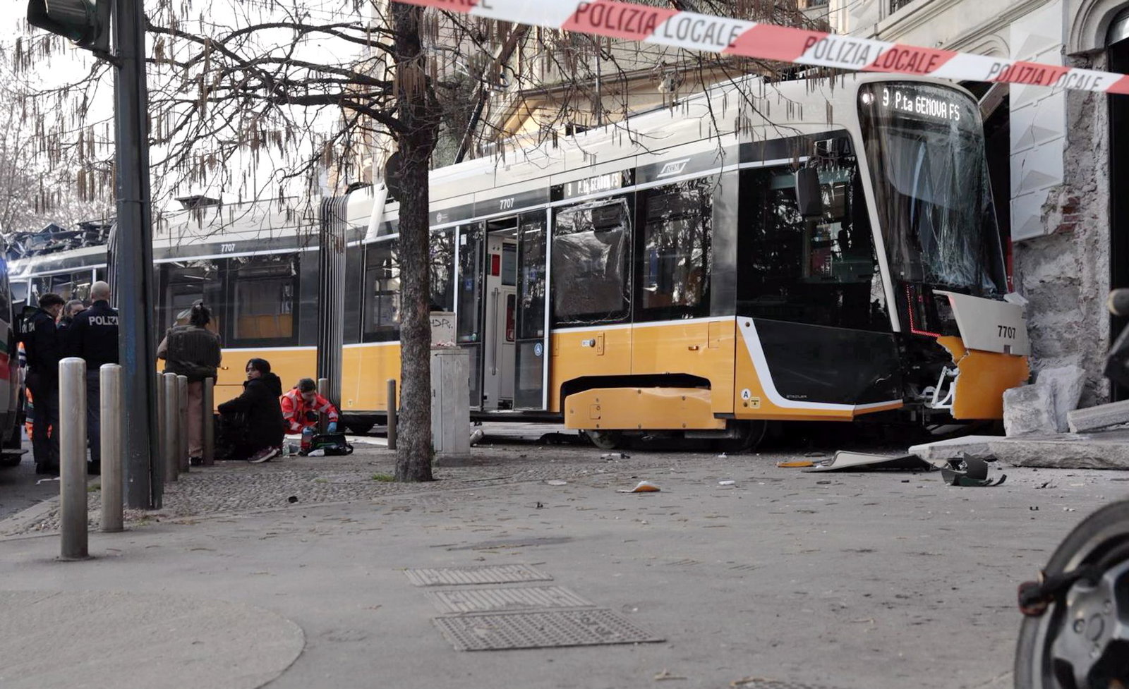 Die Tram soll erst seit wenigen Monaten im Einsatz gewesen sein.