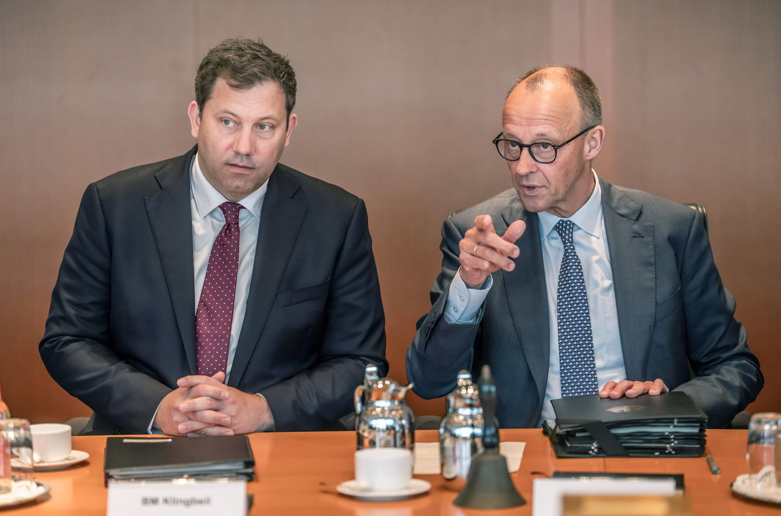 «Business as usual» in der Kabinettssitzung. Aber eine kleine Ansprache zum Jahrestag gab es dann doch.