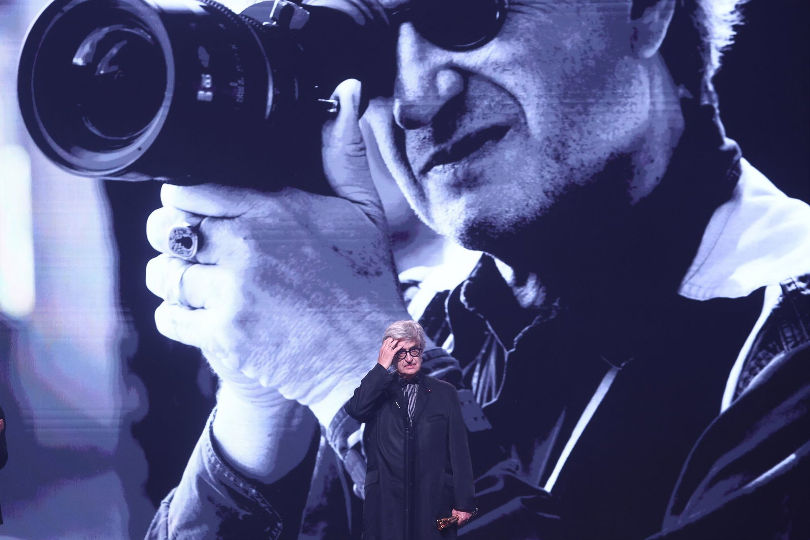 Wim Wenders wurde mit einem Ehrenpreis ausgezeichnet.