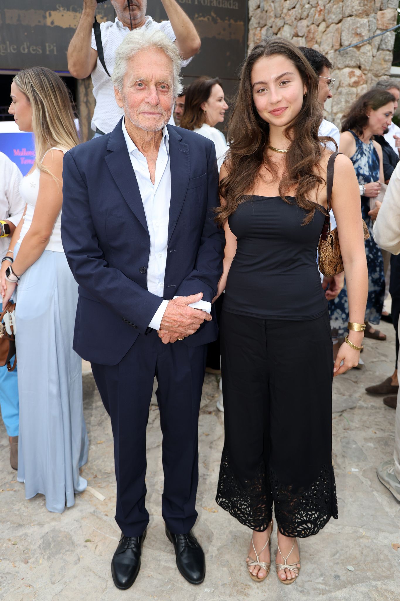 Der Hollywood-Star Michael Douglas mit seiner Tochter Carys Zeta Douglas auf Mallorca.