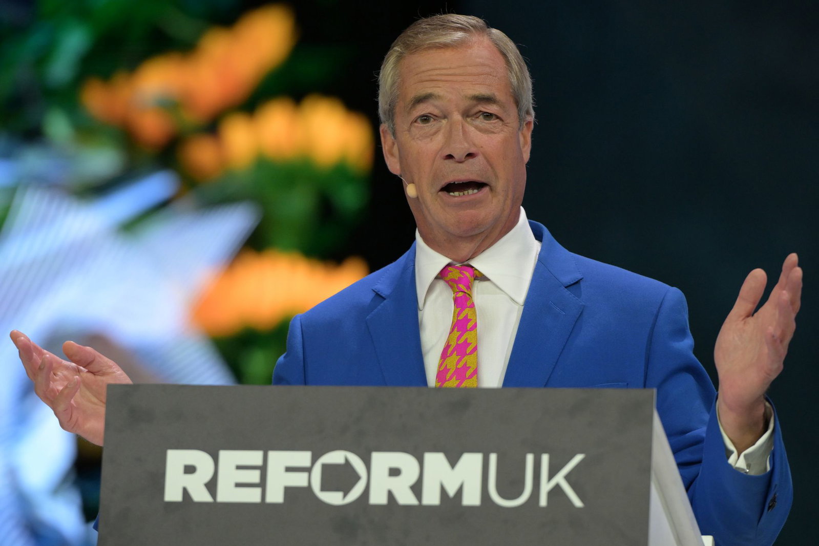 Der Vorsitzende von Reform UK, Nigel Farage, soll den Ermittlern zufolge auch ein mögliches Anschlagsziel gewesen sein. (Archivbild)