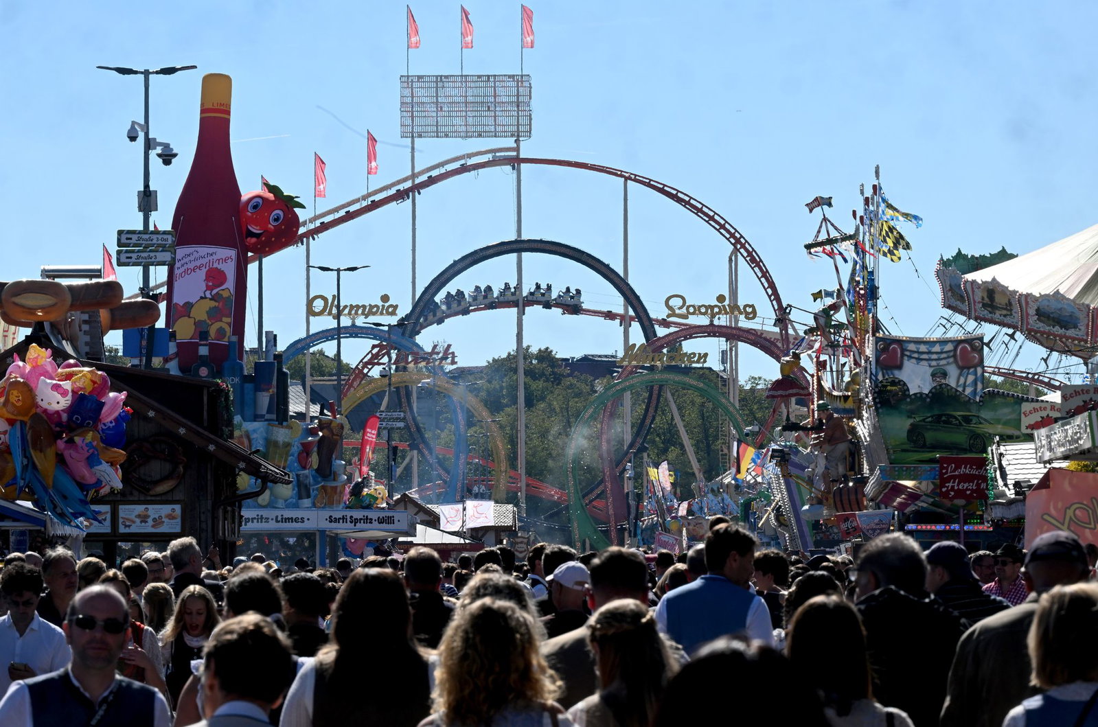 Dank fast immer guten Wetters ist die Wiesn dieses Jahr ausgesprochen gut besucht. (Archivbild)