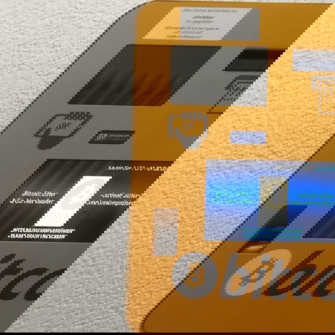 Kryptowährung: Dieser Automat wechselt Bar in virtuell | RADIO 7