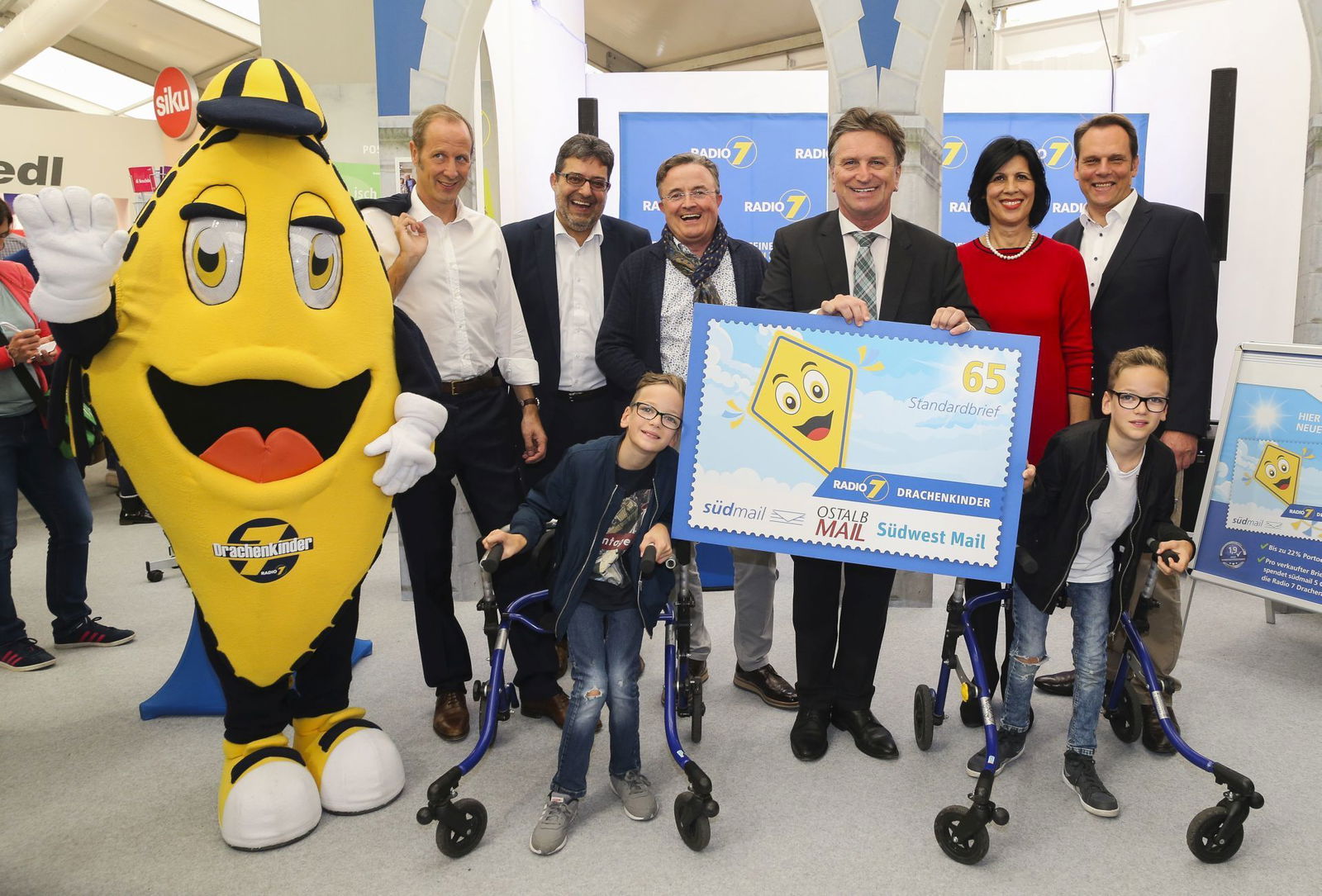 Es gibt sie wieder: die Radio 7 Drachenkinder-Briefmarke