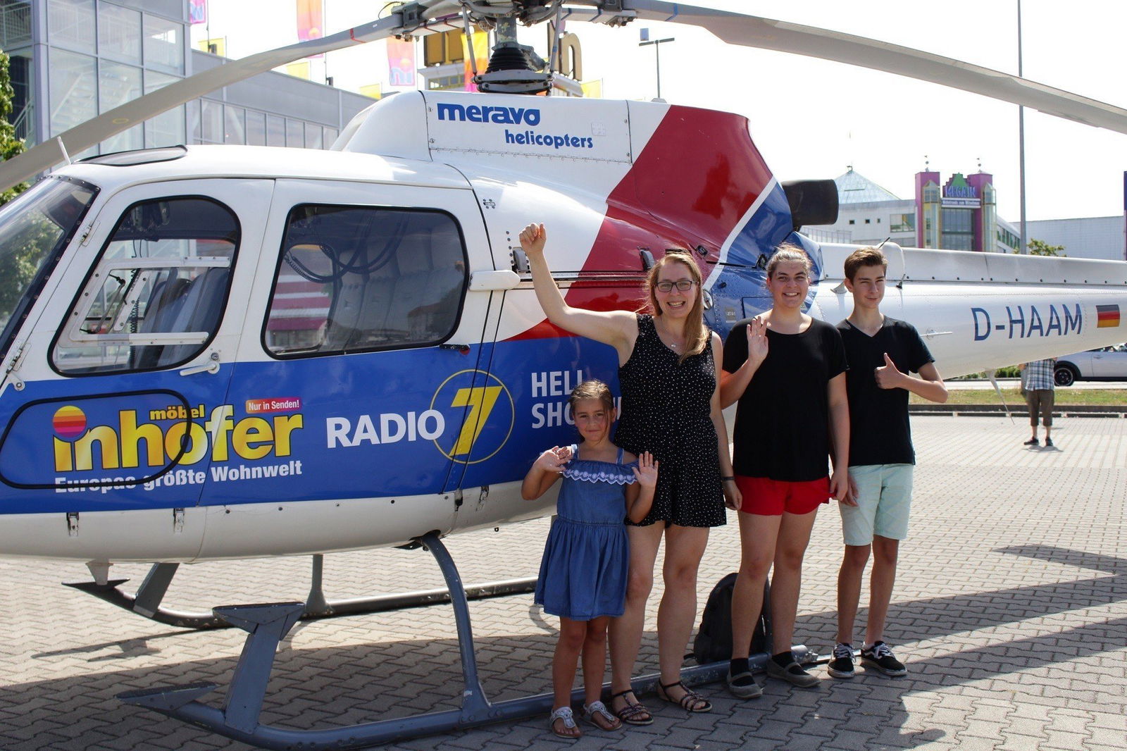 Heli Shopping Gewinnerin Michaela Geißler