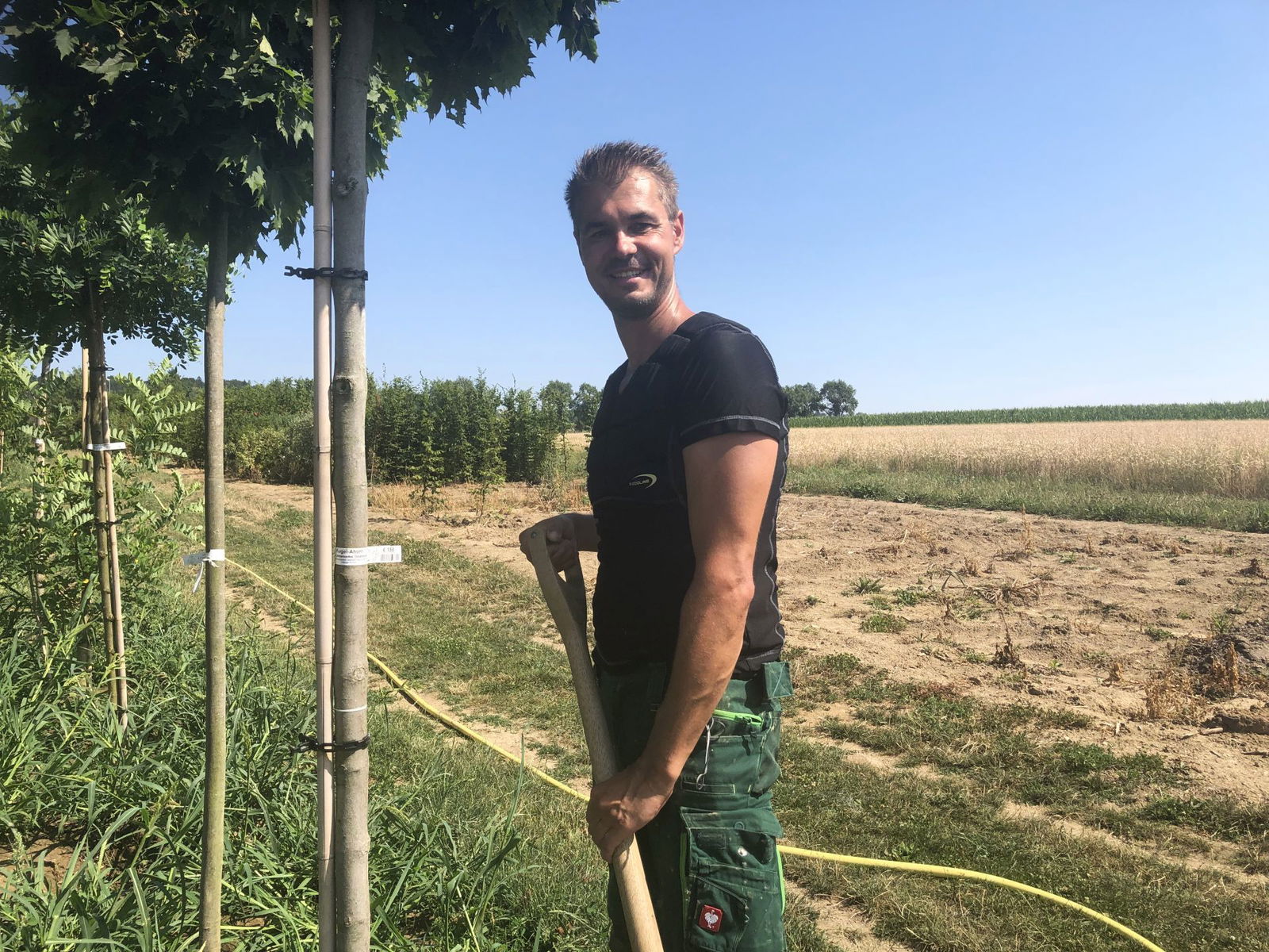 Michael von der Baumschule Braun in Eggingen