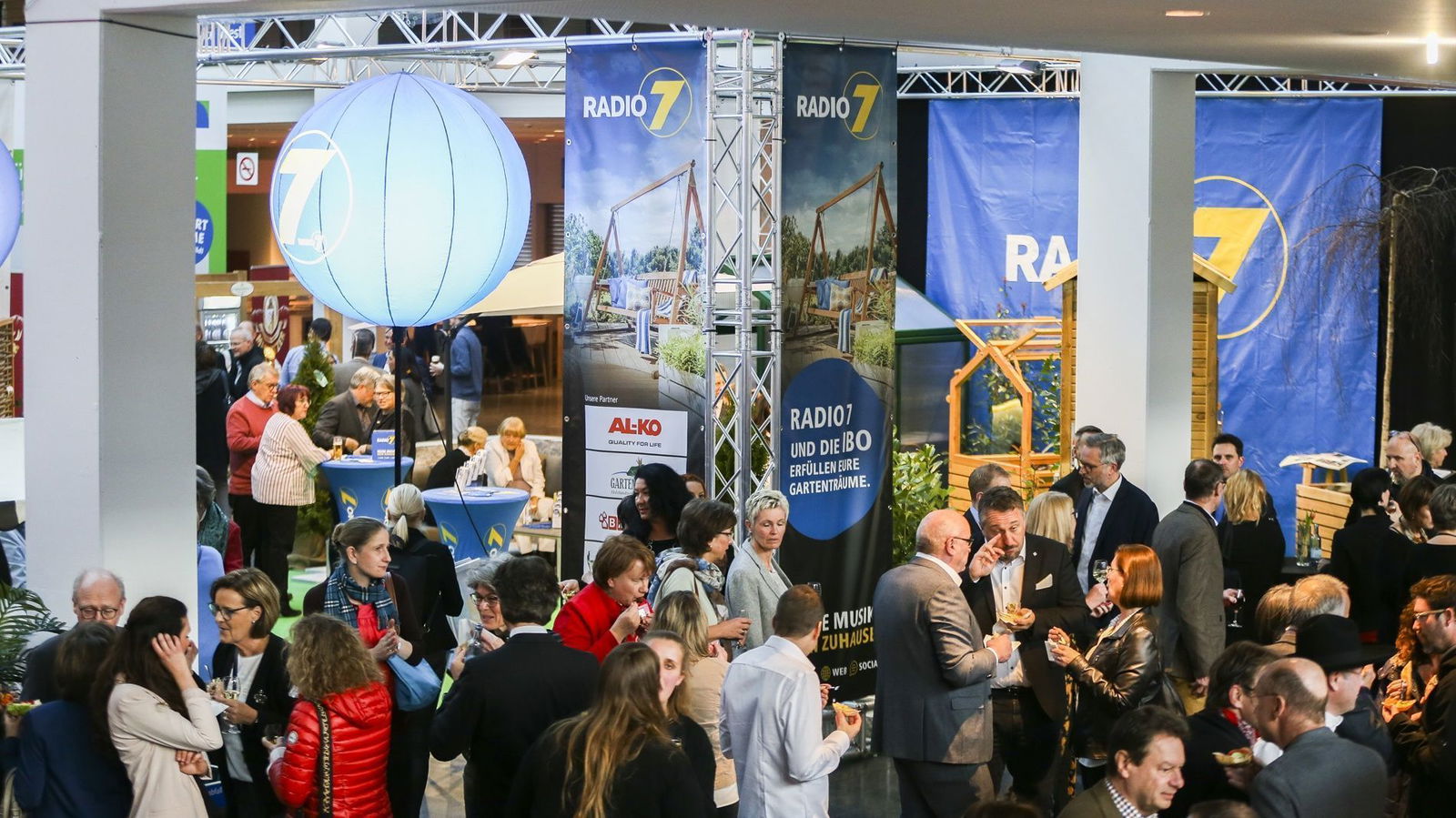 Messestand von Radio 7 auf der IBO 2019
